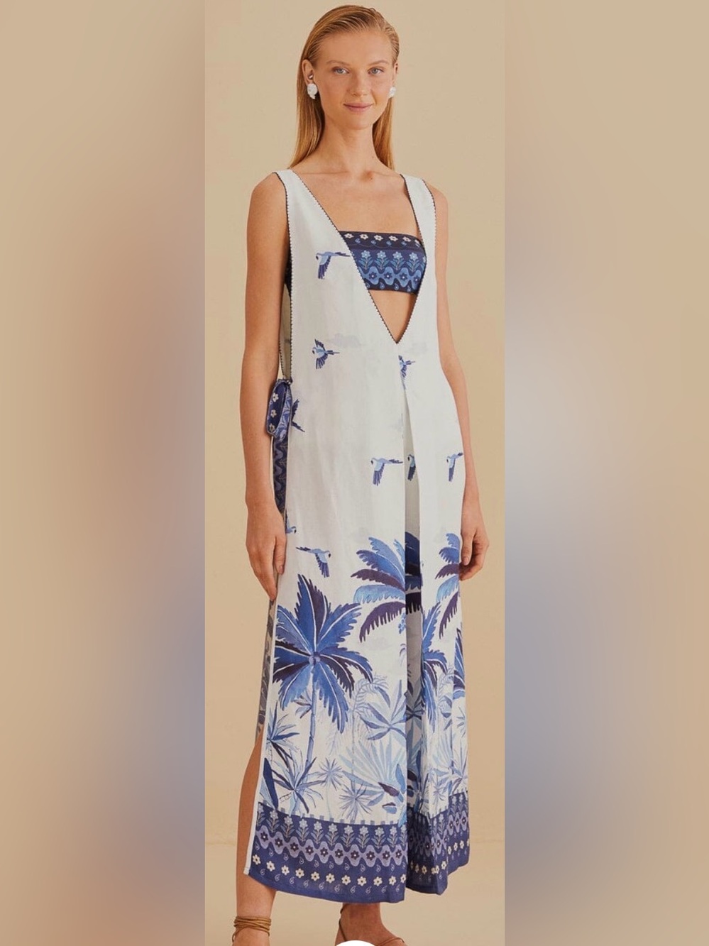 FARM Rio Dream Sky Dress Coverup Swim